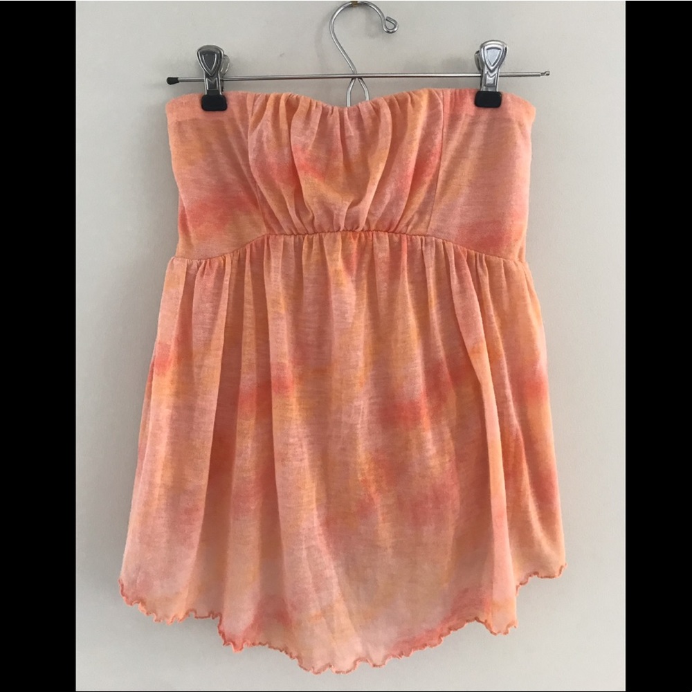 Orange Dye Free People Tube Top